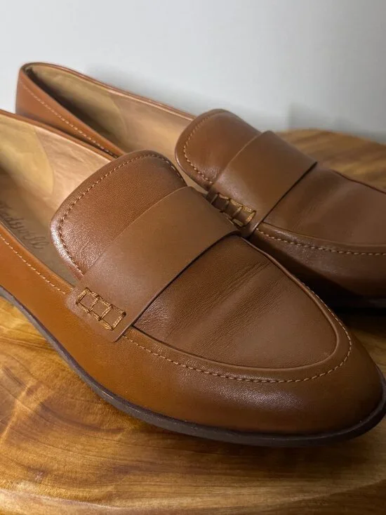 Madewell Alex Women's Brown Leather Loafers Sz. 8.5 - Picture 6 of 6